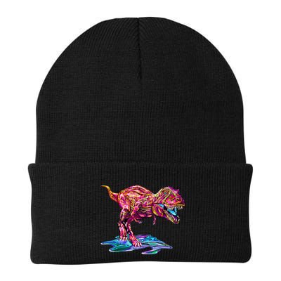 Wet Paint Colorful T-Rex Beanie