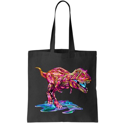 Wet Paint Colorful T-Rex Bag