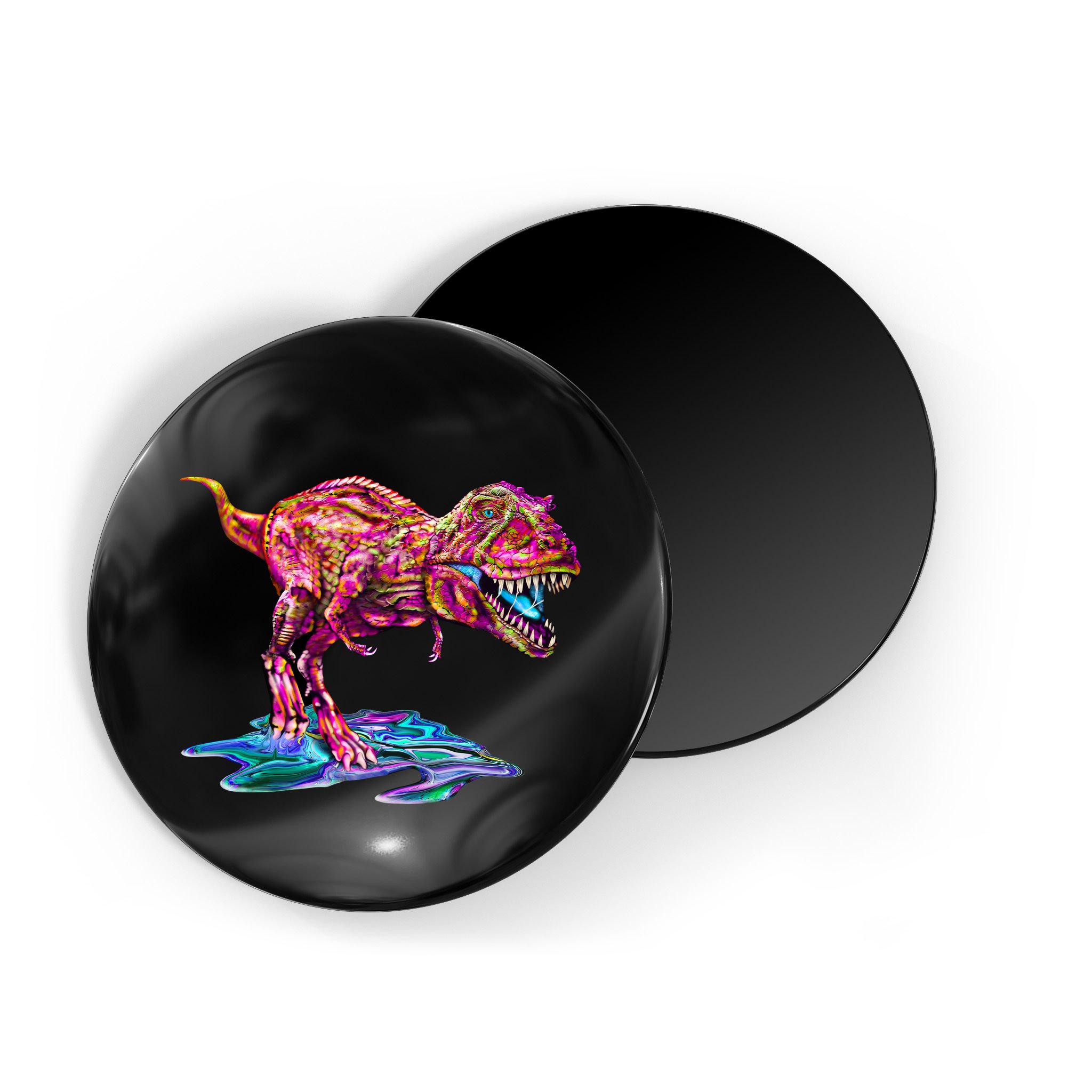 Wet Paint Colorful T-Rex Magnet