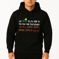 We Elves Try To Stick To Four Main Food Groups Hoodie