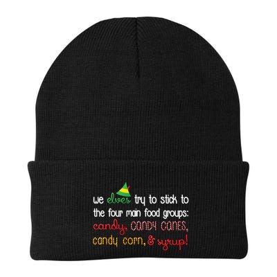 We Elves Try To Stick To Four Main Food Groups Beanie