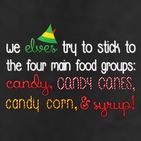 We Elves Try To Stick To Four Main Food Groups Tumbler