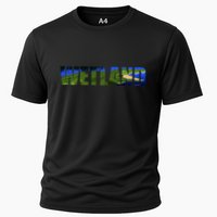Wetland Gator Crocodile Cooling Performance Crew T-Shirt