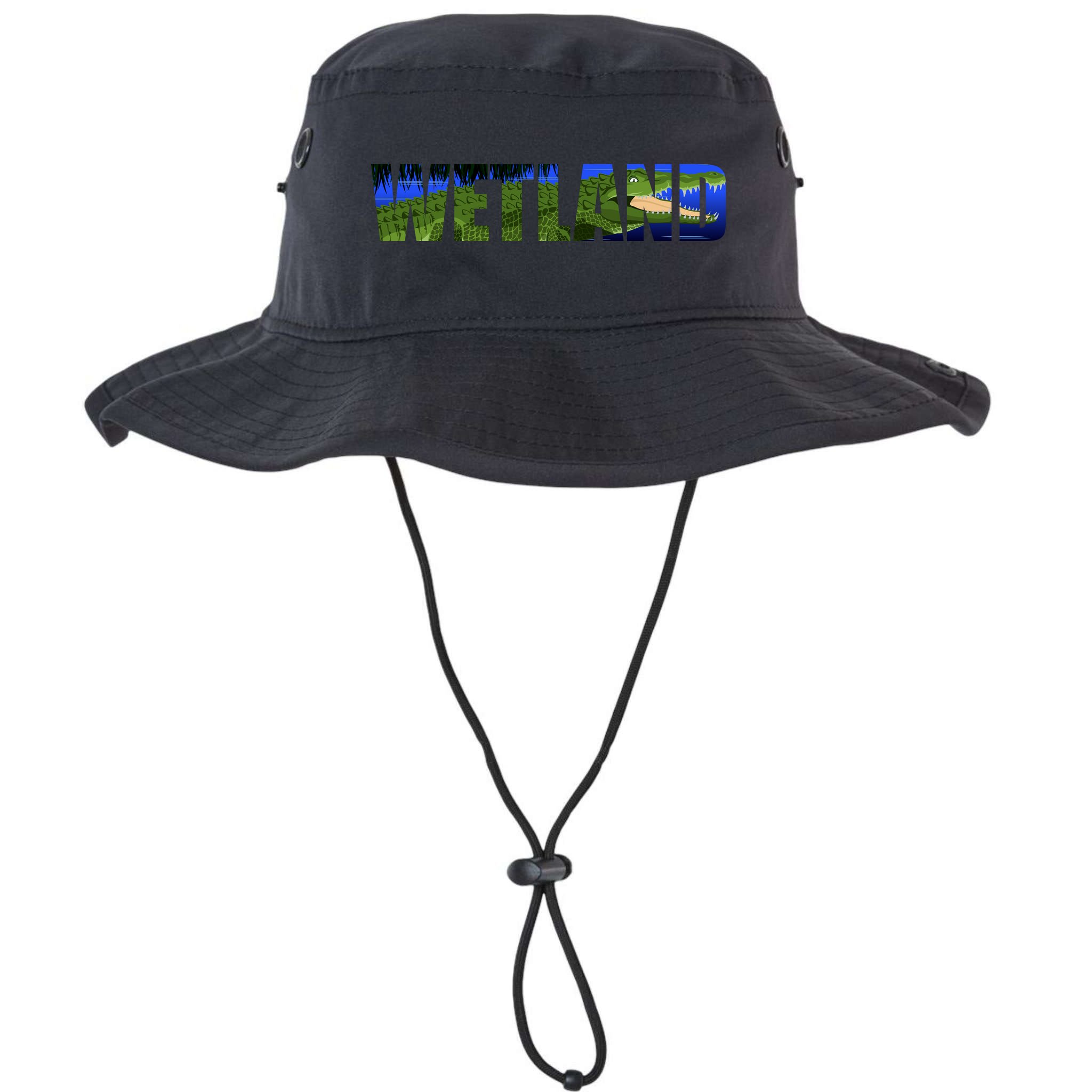 Wetland Gator Crocodile Bucket Hat
