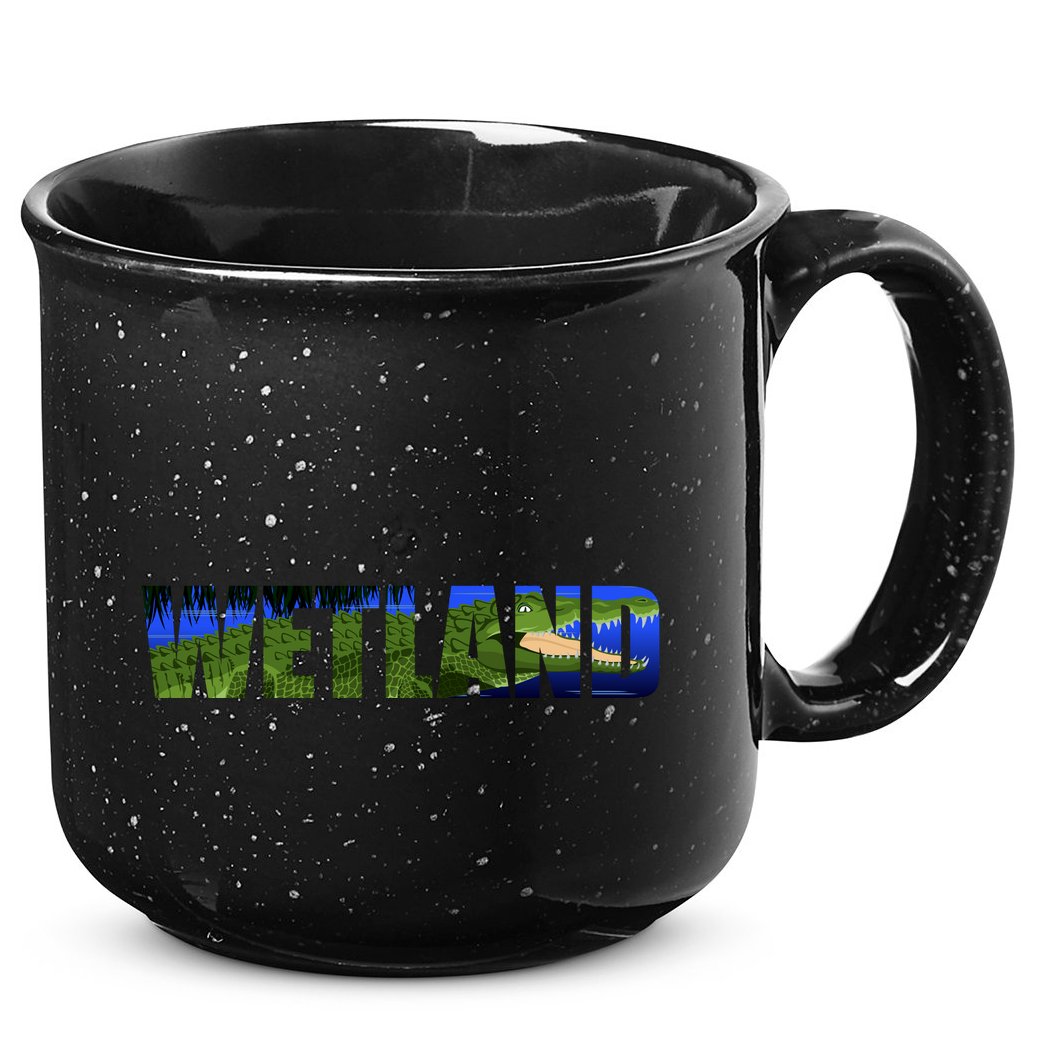 Wetland Gator Crocodile 15oz Campfire Ceramic Mug