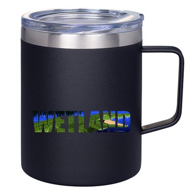 Wetland Gator Crocodile 12oz Stainless Steel Coffee Mug