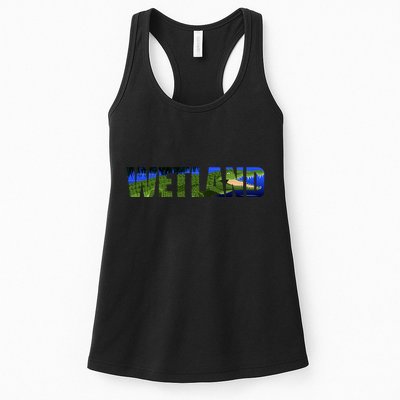 Wetland Gator Crocodile Womens Tank Top