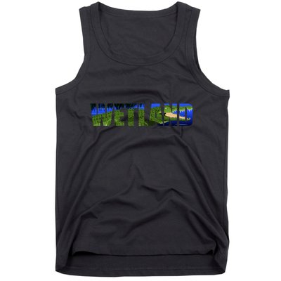 Wetland Gator Crocodile Tank Top