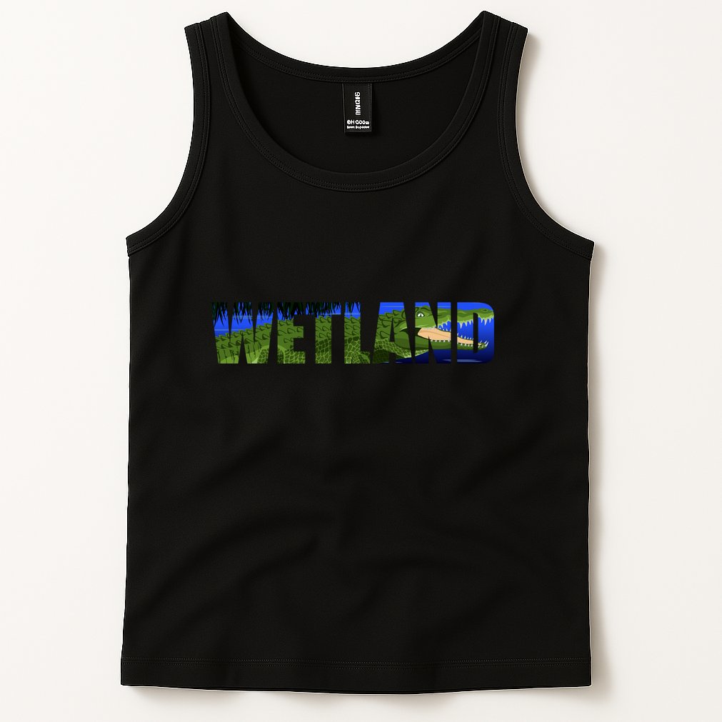 Wetland Gator Crocodile Tank Top