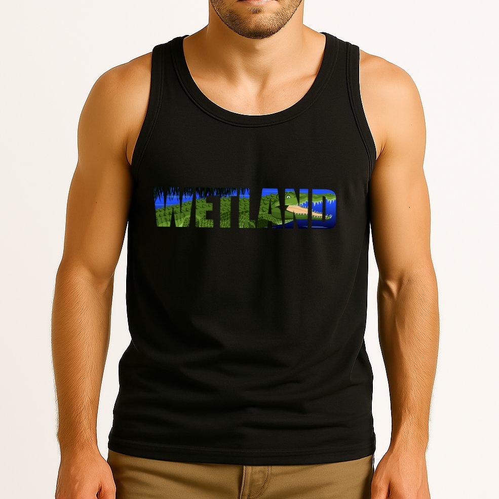 Wetland Gator Crocodile Tank Top