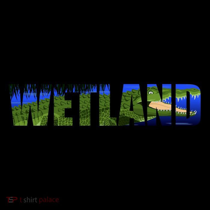 Wetland Gator Crocodile Wool Snapback Cap