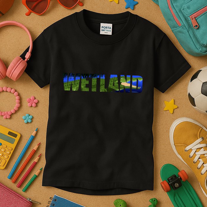 Wetland Gator Crocodile Kids T-Shirt
