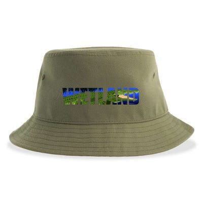 Wetland Gator Crocodile Sustainable Bucket Hat