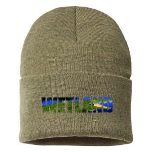 Wetland Gator Crocodile Sustainable Knit Beanie