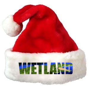 Wetland Gator Crocodile Premium Christmas Santa Hat