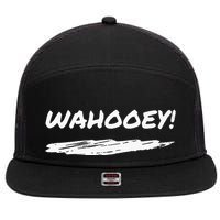 Wahooey! Excitement Unleashed. Shout It Out 7 Panel Mesh Trucker Snapback Hat