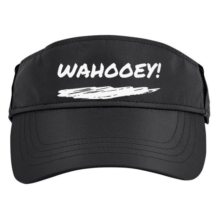 Wahooey! Excitement Unleashed. Shout It Out Adult Drive Performance Visor