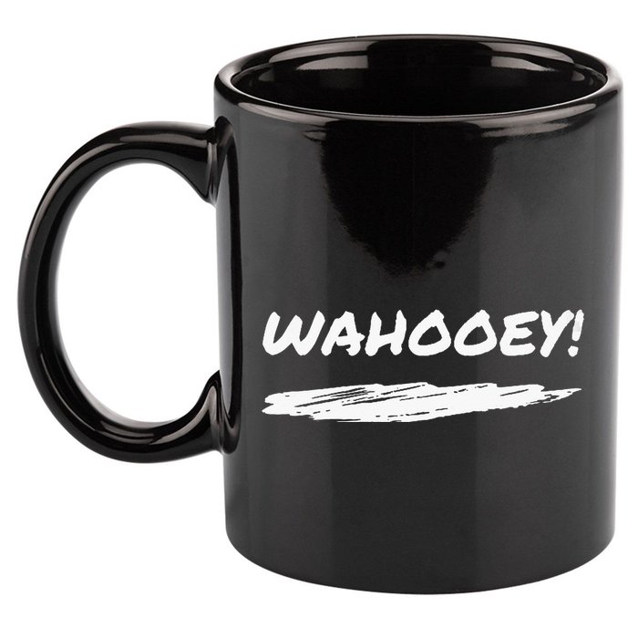 Wahooey! Excitement Unleashed. Shout It Out 11oz C Handle Ceramic Mug