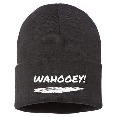 Wahooey! Excitement Unleashed. Shout It Out Sustainable Knit Beanie