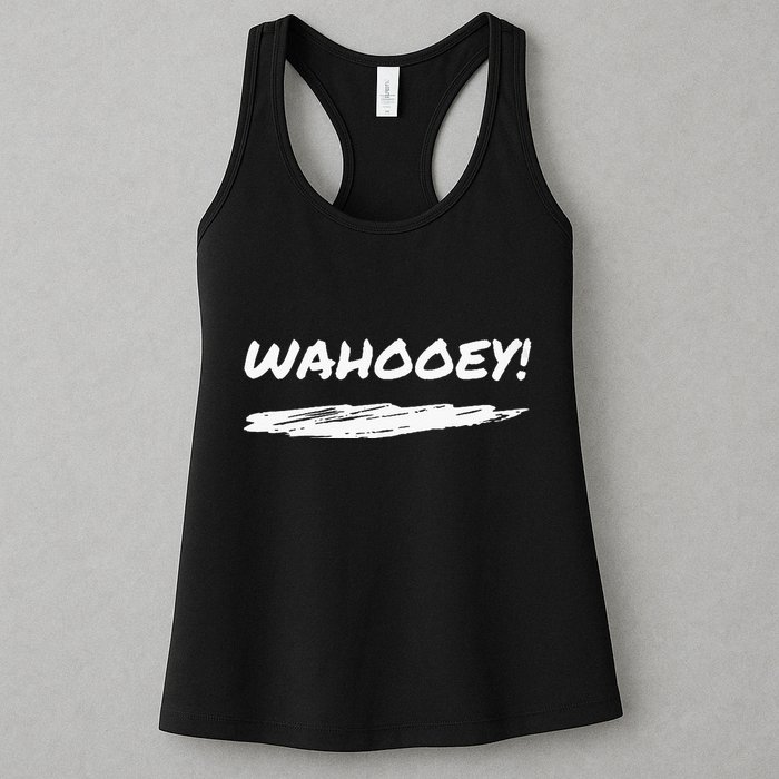 Wahooey! Excitement Unleashed. Shout It Out Womens Tank Top