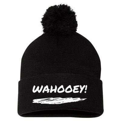 Wahooey! Excitement Unleashed. Shout It Out Pom Pom 12in Knit Beanie
