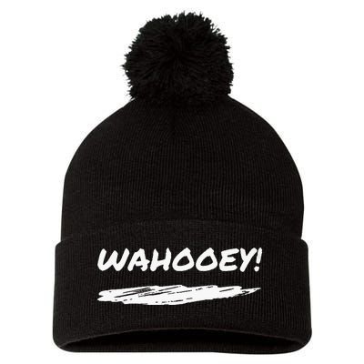 Wahooey! Excitement Unleashed. Shout It Out Pom Pom 12in Knit Beanie