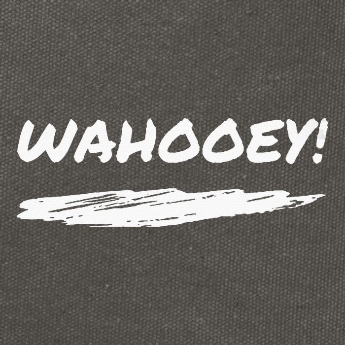 Wahooey! Excitement Unleashed. Shout It Out Cotton Canvas Backpack