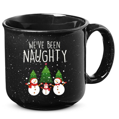 We've Been Naughty Christmas Snowman 15oz Campfire Ceramic Mug