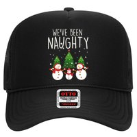 We've Been Naughty Christmas Snowman Trucker Hat