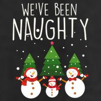 We've Been Naughty Christmas Snowman Trucker Hat