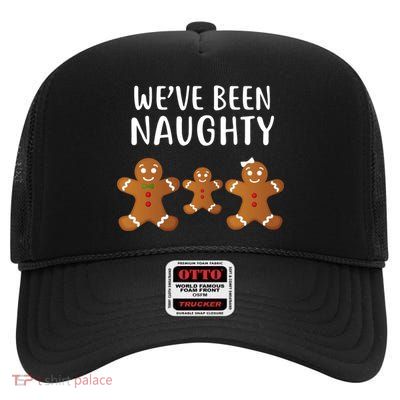 We've Been Naughty Gingerbread High Crown Mesh Back Trucker Hat