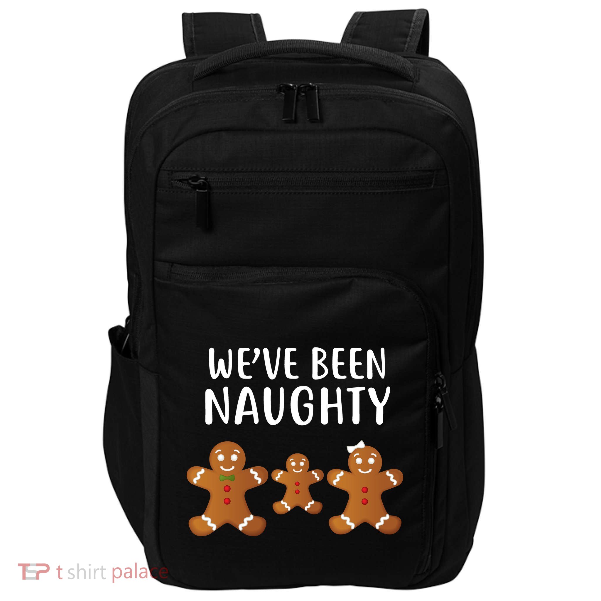 We've Been Naughty Gingerbread Impact Tech Backpack