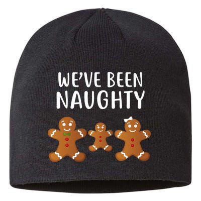 We've Been Naughty Gingerbread Sustainable Beanie