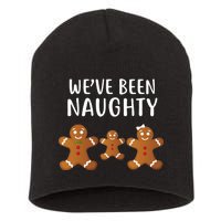 We've Been Naughty Gingerbread Short Acrylic Beanie