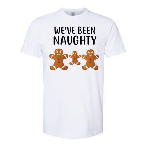 We've Been Naughty Gingerbread Softstyle CVC T-Shirt