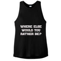Where Else Would You Rather Be Ladies PosiCharge Tri-Blend Wicking Tank