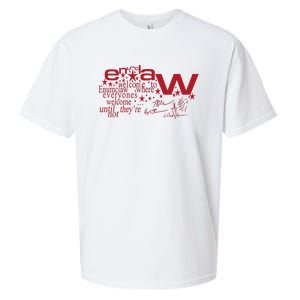 Welcome Enumclaw Where Everyones Welcome Until TheyRe Not Sueded Cloud Jersey T-Shirt