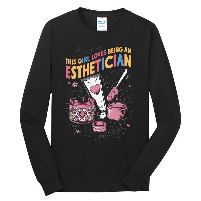 Wax Esthetician Waxing Skin Care Tall Long Sleeve T-Shirt