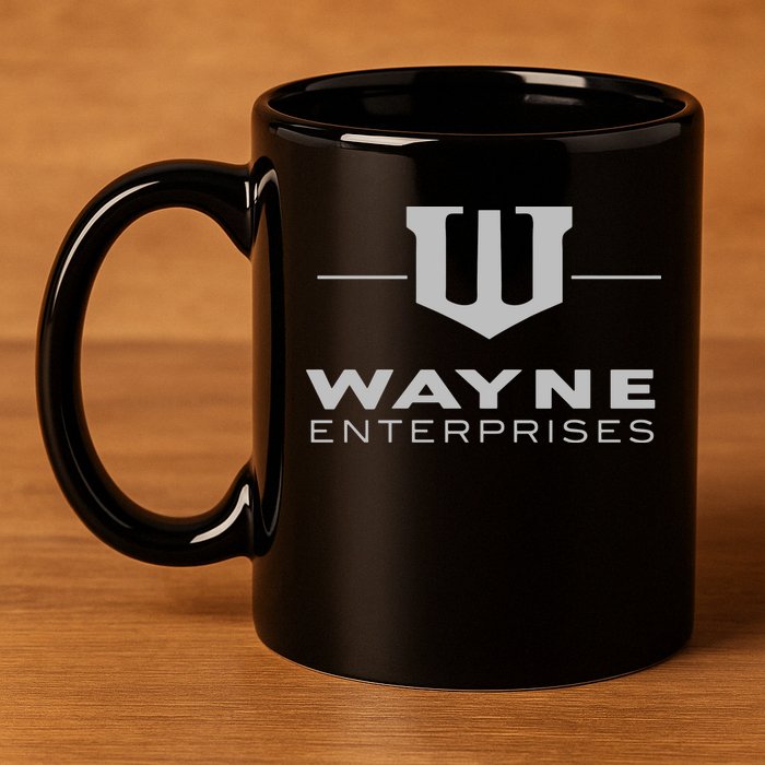 Wayne Enterprises 11oz C Handle Ceramic Mug