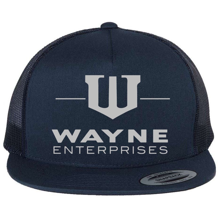 Wayne Enterprises Flat Bill Trucker Hat