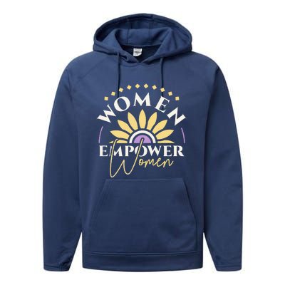 Women Empower Women, Women's Day Performance Fleece Hoodie