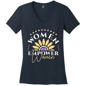 Women Empower Women, Women's Day Women's V-Neck T-Shirt