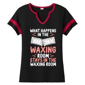 Waxing Esthetician Wax Tech Beauty Cosmetics Cosmetologist Ladies Halftime Notch Neck Tee