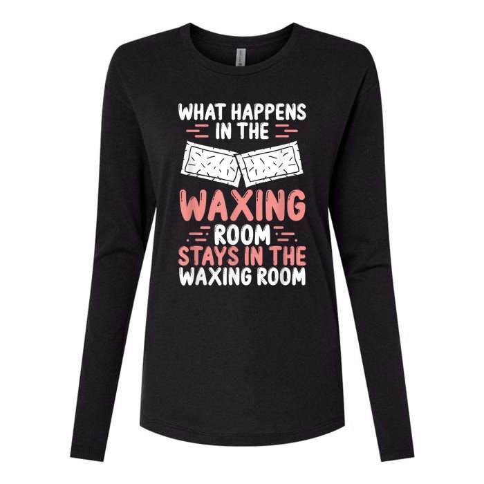 Waxing Esthetician Wax Tech Beauty Cosmetics Cosmetologist Womens Cotton Relaxed Long Sleeve T-Shirt