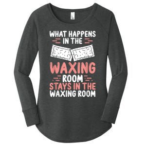 Waxing Esthetician Wax Tech Beauty Cosmetics Cosmetologist Women's Perfect Tri Tunic Long Sleeve Shirt