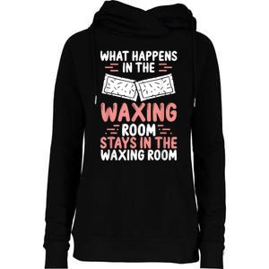 Waxing Esthetician Wax Tech Beauty Cosmetics Cosmetologist Womens Funnel Neck Pullover Hood