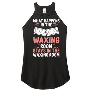 Waxing Esthetician Wax Tech Beauty Cosmetics Cosmetologist Women's Perfect Tri Rocker Tank