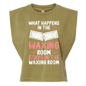 Waxing Esthetician Wax Tech Beauty Cosmetics Cosmetologist Garment-Dyed Women's Muscle Tee