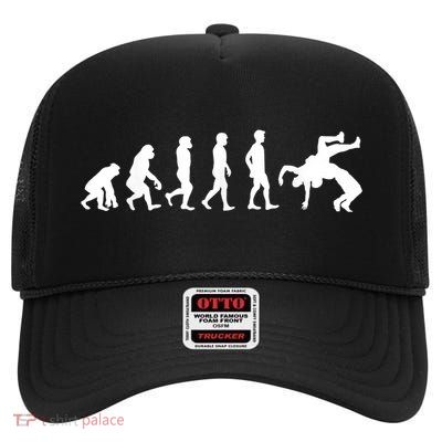 Wrestling Evolution High Crown Mesh Back Trucker Hat