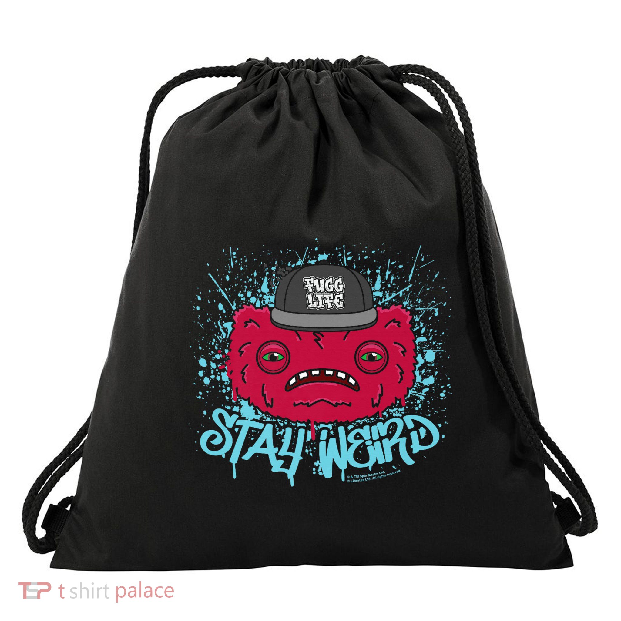 Wide Eyed Weirdo Fugg Life Stay Weird Drawstring Bag
